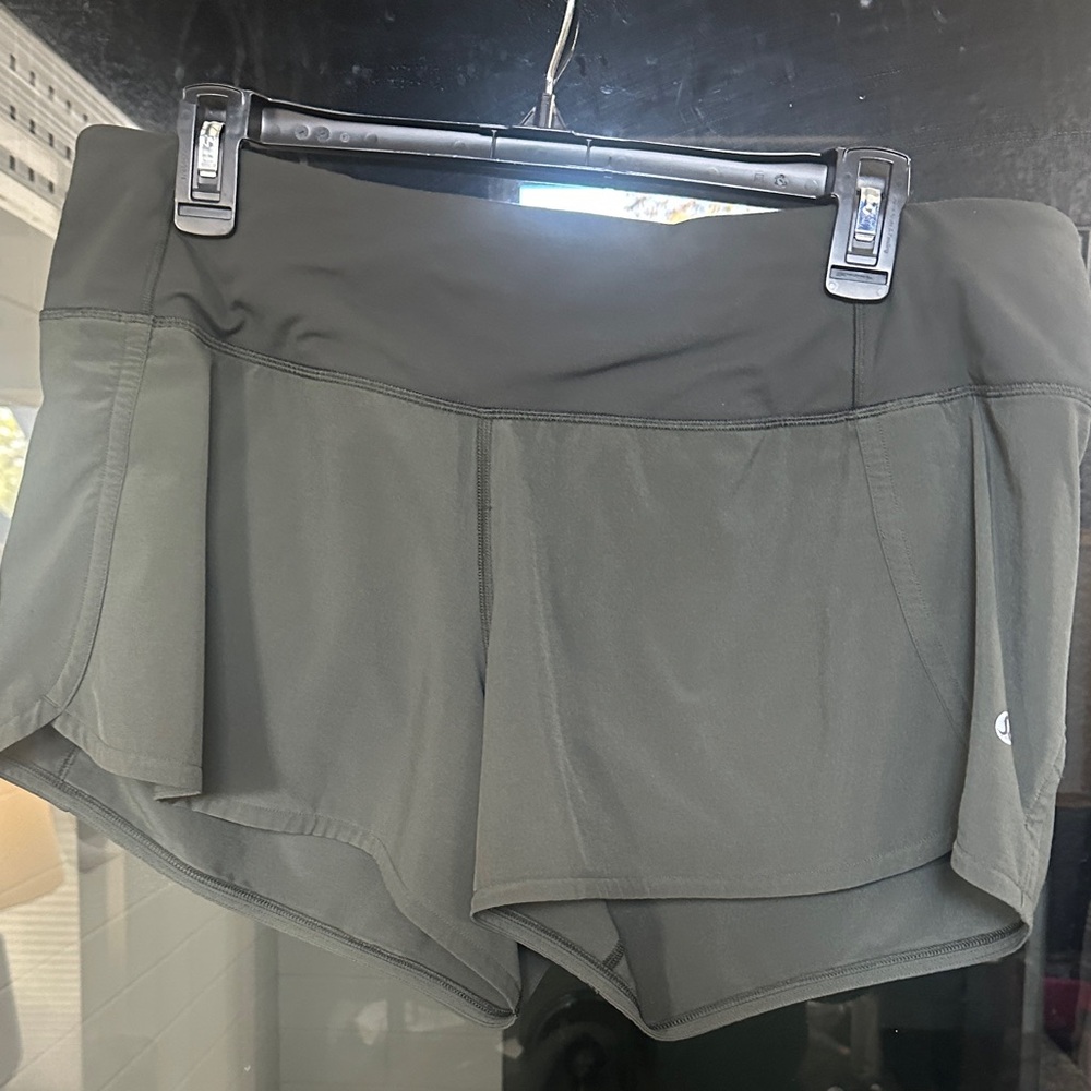 lululemon athletica Dark Green Athletic Shorts
